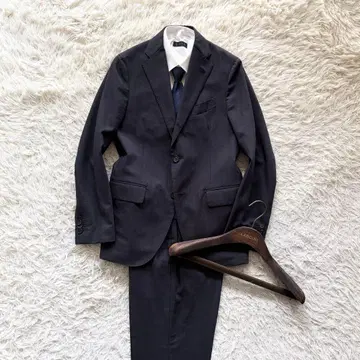 [ 새상품급 ] LARDINI 네이비 울 모헤어 수트 사이즈 44