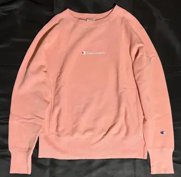 챔피온 리버스 위브 핑크 복각 단색 택