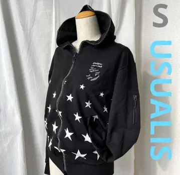 새상품급 우자리 S 사이즈 후드티 별 패턴