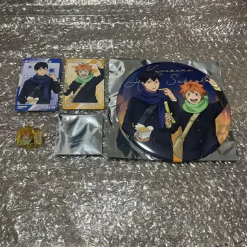 하이큐 코스모 월드 빅 배지 아크릴 참 카라스노 히나타 카게야마