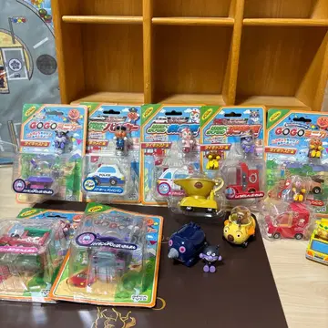 단종 호빵맨 GOGO 미니카 세트