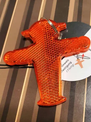 AMPELMANN 빨간색 리플렉터 키링 반사판 AMPELMANN