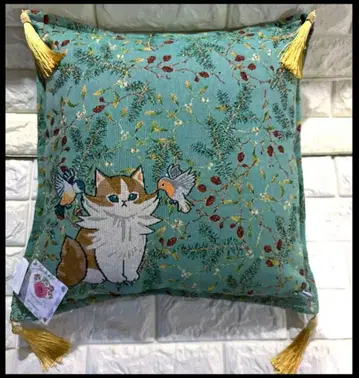 모프 샌드 x 히비야 카단 고블랑 직조 쿠션 ~Winter~