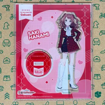 하나미 사키 아크릴 스탠드 체크 무늬 의상 세븐넷 한정판