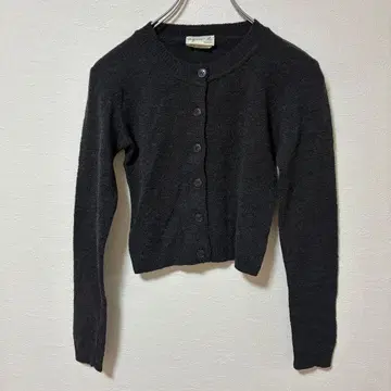 아네스베 다크 그레이 니트 가디건 긴팔 6버튼 여성용 1