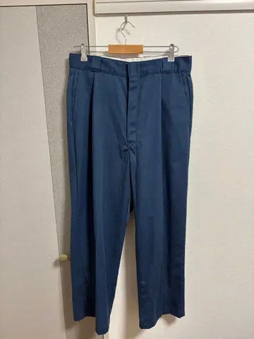 Dickies 네이비 워크 팬츠 34 x 32