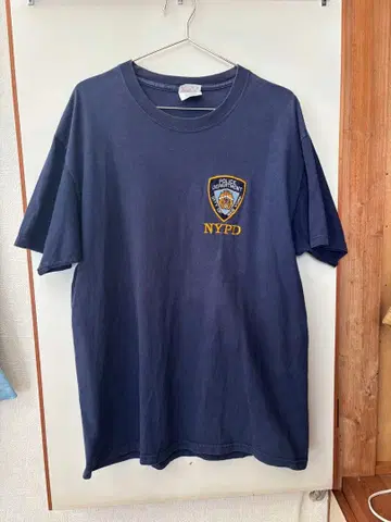 Hanes NYPD 티셔츠 네이비 성인용