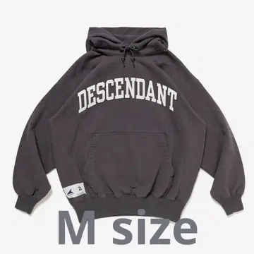 DESCENDANT TEAM HOODY 차콜 M