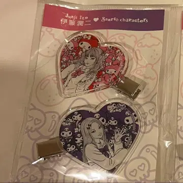 이토 준지 산리오 갸루 토미에 아크릴 헤어 클립 토미에