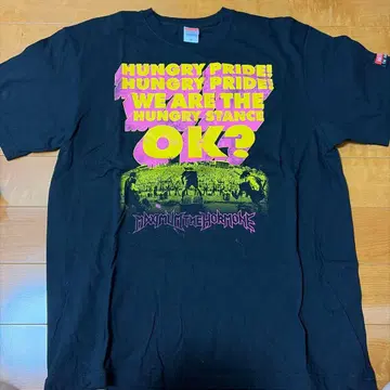 MAXIMUM THE HORMONE 티셔츠 블랙 XL