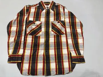 헬러스 카페 체크 플란넬 셔츠 사이즈 38