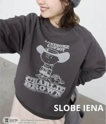 SLOBE IENA 별주 PEANUTS 맨투맨 프룻 오브 더 룸