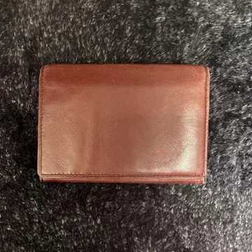 브라운 가죽 명함지갑