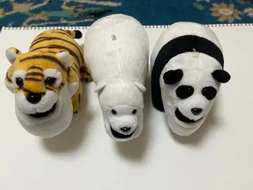 호랑이 북극곰 팬더 봉제 인형 세트