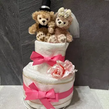 더피 셰리메이 브라이덜 타월 케이크