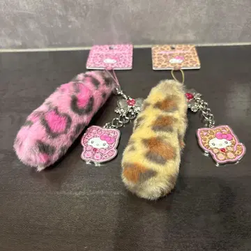 갸루 고양이 헬로키티 스트랩 2개 세트