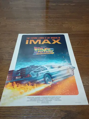 IMAX 백투더퓨처 40주년 한정판 상영 포스터 전단지 덤 포함