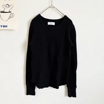 슬로브 이에나 와플T셔츠 긴팔 캐주얼 크루넥 다용도 컬러