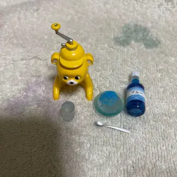 켄 엘리펀트 빙수 미니어처 컬렉션 타이거 빙수기 가챠 옐로우 컬러