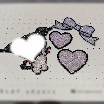 부채 데코 부품