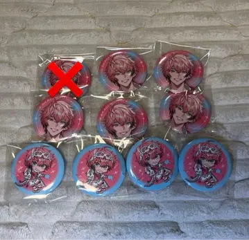 아카기 웬 하프 애니버서리 캔뱃지 등신 SD 세트 니지산지