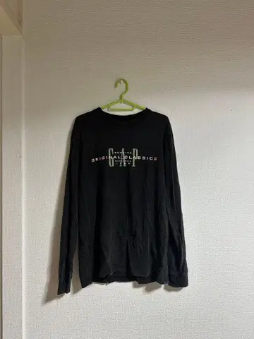 GAP 롱 슬리브 티셔츠 S 블랙