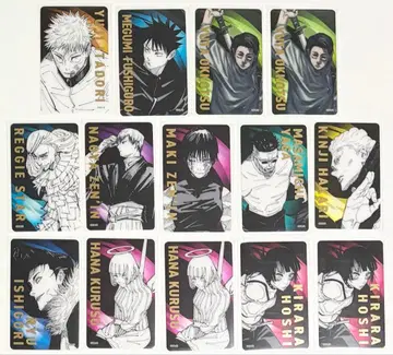 주술회전전 클리어 카드 묶음 판매