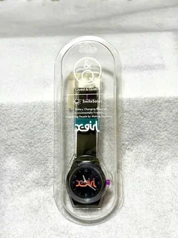 X-girl 손목시계 [블랙 컬러]