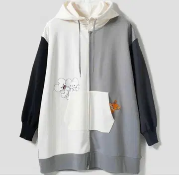 그라니프 포켓몬 파모&이카네즈미 분또 롱 지퍼 후드티 S