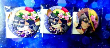 키사라 니지산지 아야카키 캔뱃지 3개 세트