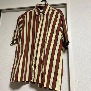 플랜씨 반팔 스트라이프 셔츠