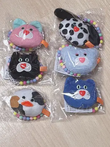 mojojojo 비즈 체인 포함 페이스 마스코트 vol.2