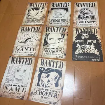 원피스 현상금 포스터 세트