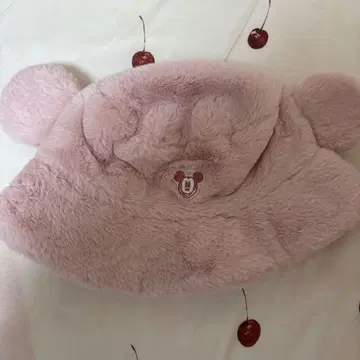 미키마우스 귀 포함 버킷 햇 핑크 58cm