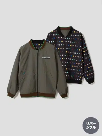 마인크래프트 그라니프 리버서블 블루종 L 마인크래프트 콜라보