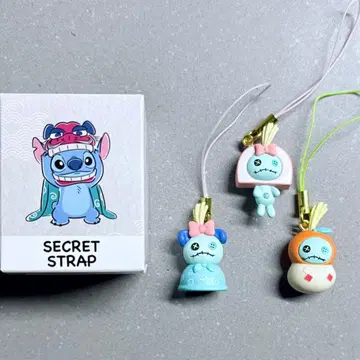 디즈니 스티치 시크릿 스트랩 스크램프 세트 설날