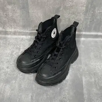 통굽 새상품급 컨버스 올스타 트렉 웨이브 24.5cm 스니커즈