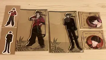 오오케 다이바 시즈마 오사키 아크릴 스탠드 스티커 캔뱃지