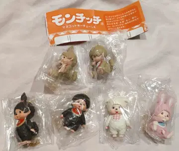 몬치치 마스코트 키링 6체 세트