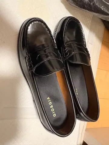 블랙 로퍼 25cm 힐