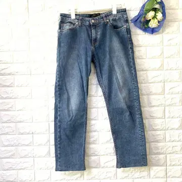 cara label 크롭 데님 청바지 워셔블