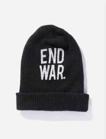 CHALLENGER 블랙 니트 모자 END WAR.