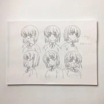 가면의 메이드가이 설정 자료 약 90장