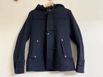 뷰티&유스 멜톤 숏 더플 코트 다크 네이비 M 사이즈