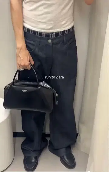 zara 로우라이즈 데님