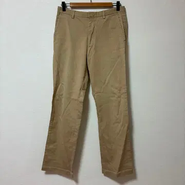 캘빈클라인 베이지 코튼 치노 팬츠 남성용