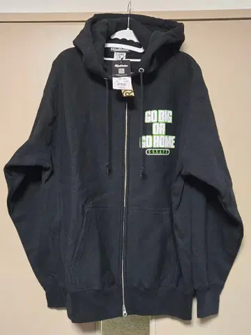 [ 새상품 ] Real Bvoice 집업 후드티 XL 사이즈 블랙