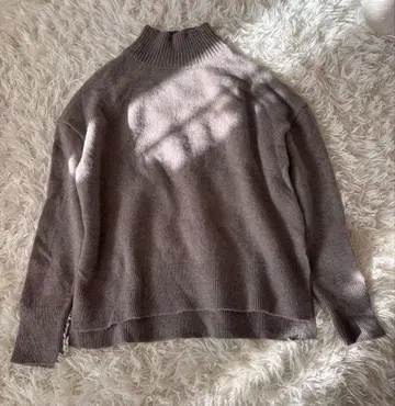 [ UNTITLED ] 램스울 캐시미어 니트 풀오버 상의