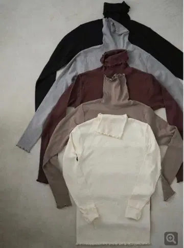 허그아워 MILLER 터틀넥 롱 티셔츠