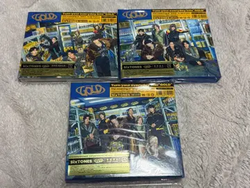 SixTONES GOLD 3장 세트